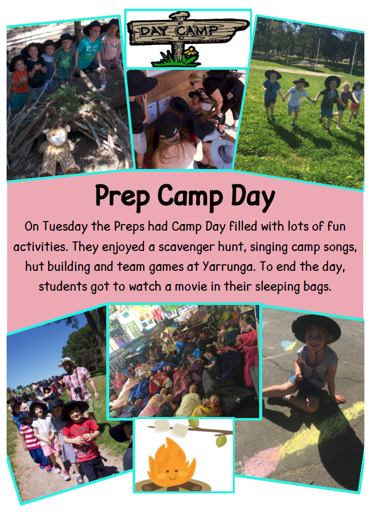 Preps experienced all the fun of camping without leaving the school grounds